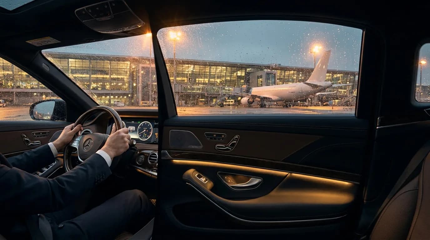 Executive car at YUL Montreal airport — fixed-price transfer to downtown